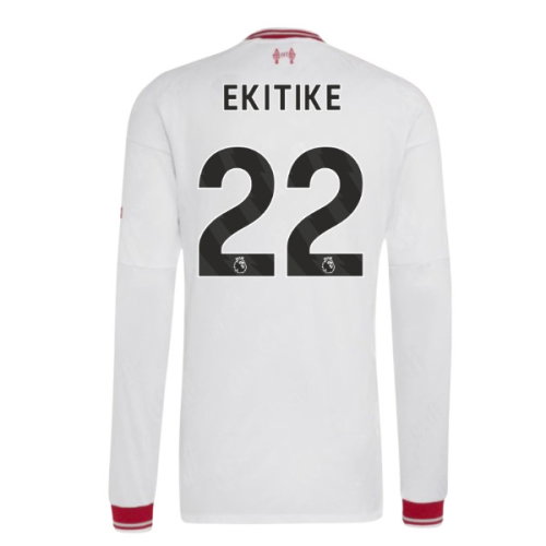 2026-2027 Liverpool Authentic Long Sleeve Away Shirt (Ekitike 22)