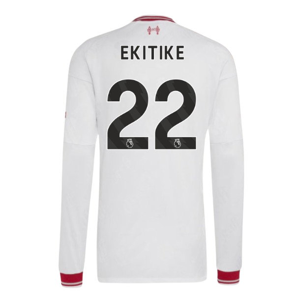 2026-2027 Liverpool Authentic Long Sleeve Away Shirt (Ekitike 22)