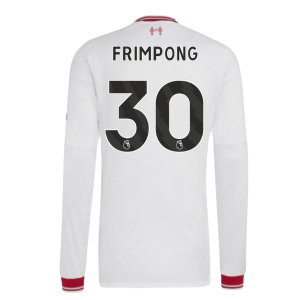 2026-2027 Liverpool Authentic Long Sleeve Away Shirt (Frimpong 30)