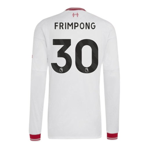 2026-2027 Liverpool Authentic Long Sleeve Away Shirt (Frimpong 30)
