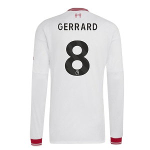 2026-2027 Liverpool Authentic Long Sleeve Away Shirt (Gerrard 8)