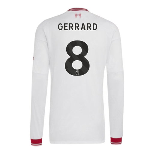 2026-2027 Liverpool Authentic Long Sleeve Away Shirt (Gerrard 8)