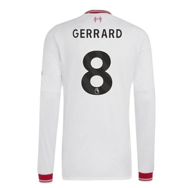 2026-2027 Liverpool Authentic Long Sleeve Away Shirt (Gerrard 8)