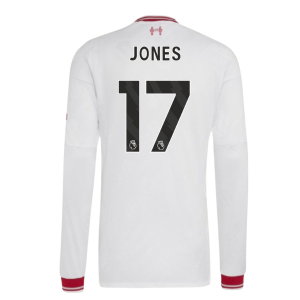 2026-2027 Liverpool Authentic Long Sleeve Away Shirt (Jones 17)