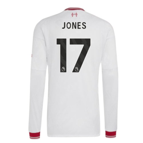 2026-2027 Liverpool Authentic Long Sleeve Away Shirt (Jones 17)