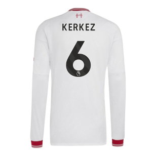 2026-2027 Liverpool Authentic Long Sleeve Away Shirt (Kerkez 6)