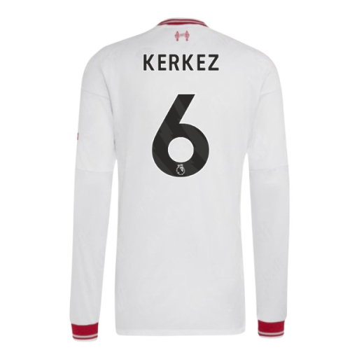 2026-2027 Liverpool Authentic Long Sleeve Away Shirt (Kerkez 6)