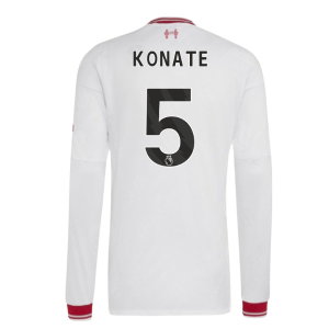 2026-2027 Liverpool Authentic Long Sleeve Away Shirt (Konate 5)