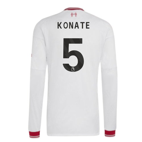 2026-2027 Liverpool Authentic Long Sleeve Away Shirt (Konate 5)