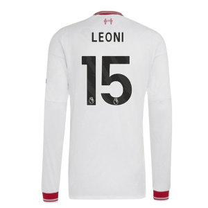 2026-2027 Liverpool Authentic Long Sleeve Away Shirt (Leoni 15)