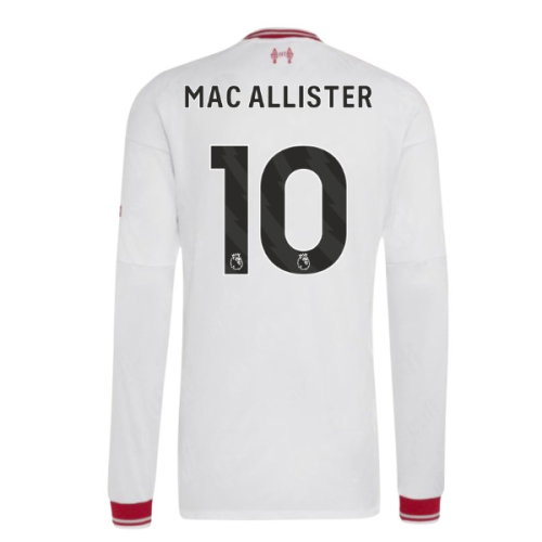2026-2027 Liverpool Authentic Long Sleeve Away Shirt (Mac Allister 10)