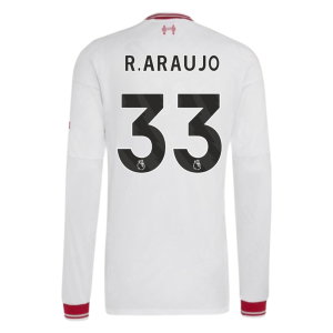 2026-2027 Liverpool Long Sleeve Away Shirt (R.Araujo 33)