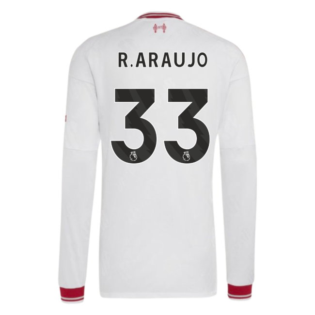 2026-2027 Liverpool Long Sleeve Away Shirt (R.Araujo 33)