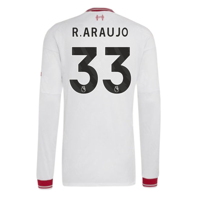 2026-2027 Liverpool Authentic Long Sleeve Away Shirt (R.Araujo 33)
