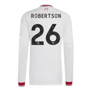 2026-2027 Liverpool Authentic Long Sleeve Away Shirt (Robertson 26)