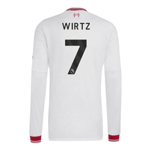 2026-2027 Liverpool Authentic Long Sleeve Away Shirt (Wirtz 7)