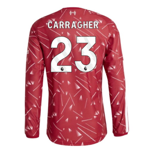 2026-2027 Liverpool Authentic Long Sleeve Home Shirt (Carragher 23)