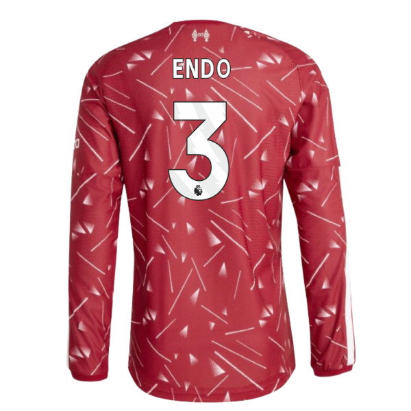 2026-2027 Liverpool Authentic Long Sleeve Home Shirt (Endo 3)