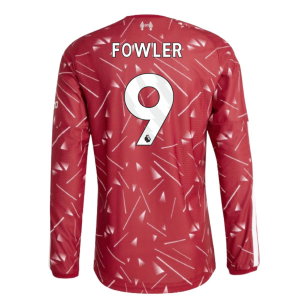 2026-2027 Liverpool Authentic Long Sleeve Home Shirt (Fowler 9)
