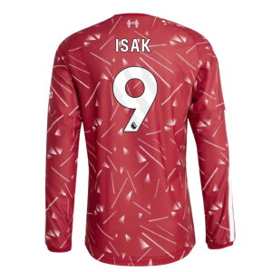 2026-2027 Liverpool Authentic Long Sleeve Home Shirt (Isak 9)