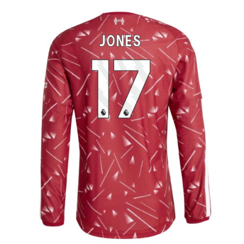 2026-2027 Liverpool Authentic Long Sleeve Home Shirt (Jones 17)