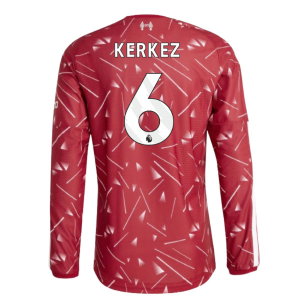 2026-2027 Liverpool Authentic Long Sleeve Home Shirt (Kerkez 6)