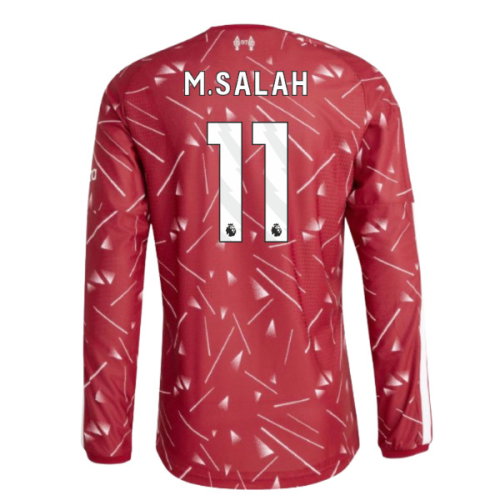 2026-2027 Liverpool Authentic Long Sleeve Home Shirt (M.Salah 11)