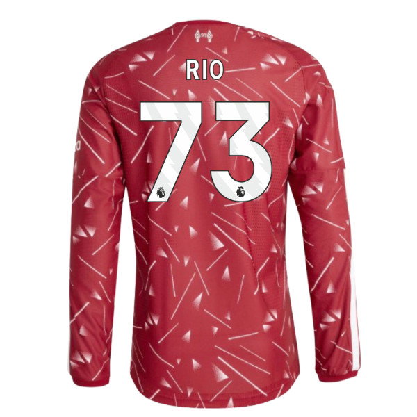 2026-2027 Liverpool Authentic Long Sleeve Home Shirt (Rio 73)