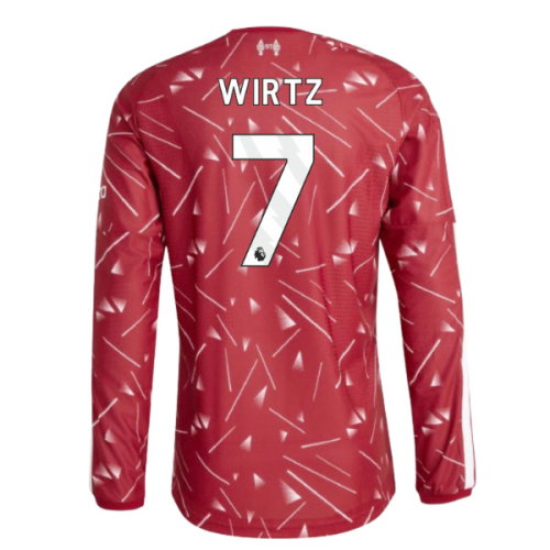 2026-2027 Liverpool Authentic Long Sleeve Home Shirt (Wirtz 7)