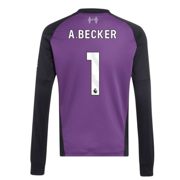 2026-2027 Liverpool Away Goalkeeper Shirt (Tribe Purple) - Kids (A.Becker 1)