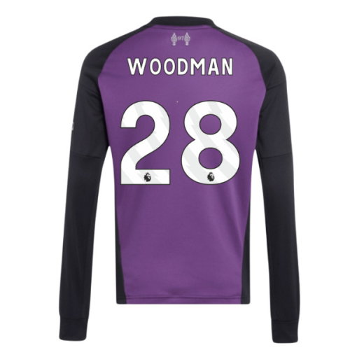 2026-2027 Liverpool Away Goalkeeper Shirt (Tribe Purple) - Kids (Woodman 28)