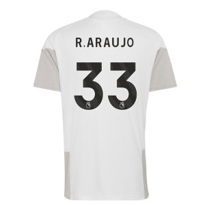 2026-2027 Liverpool EU Training Shirt (White) (R.Araujo 33)