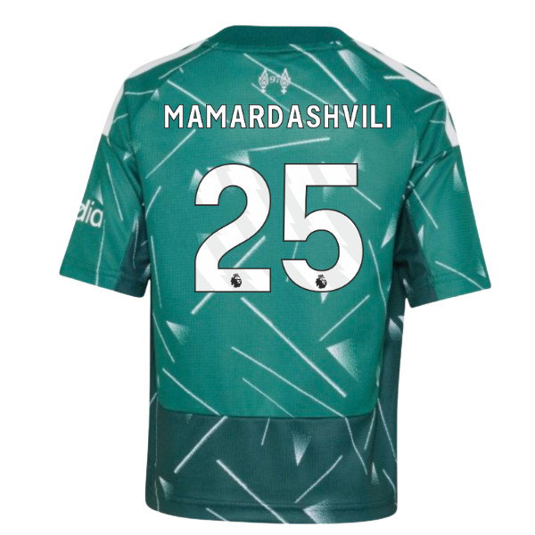 2026-2027 Liverpool Home Goalkeeper Mini Kit (Mamardashvili 25)