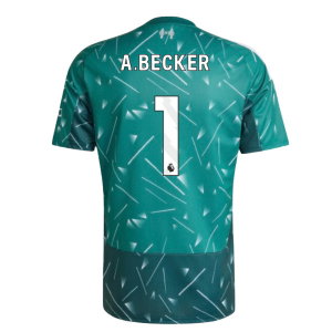 2026-2027 Liverpool Home Goalkeeper Shirt (Noble Green) (A.Becker 1)