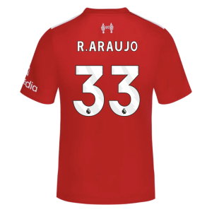 2026-2027 Liverpool Home SUPPORTER Shirt (Kids) (R.Araujo 33)