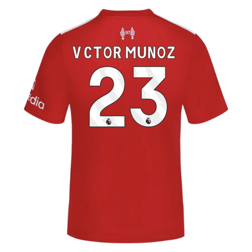 2026-2027 Liverpool Home SUPPORTER Shirt (Kids) (Vctor Munoz 23)