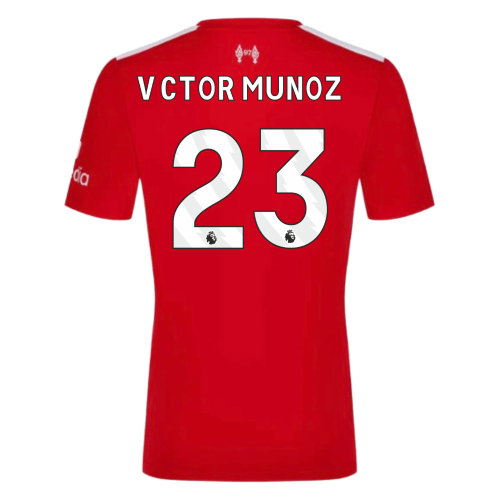 2026-2027 Liverpool Home SUPPORTER Shirt (Vctor Munoz 23)