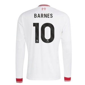 2026-2027 Liverpool Long Sleeve Away Shirt (Barnes 10)