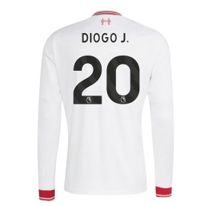 2026-2027 Liverpool Long Sleeve Away Shirt (Diogo J. 20)