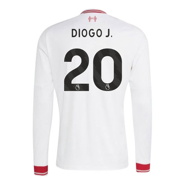 2026-2027 Liverpool Long Sleeve Away Shirt (Diogo J. 20)