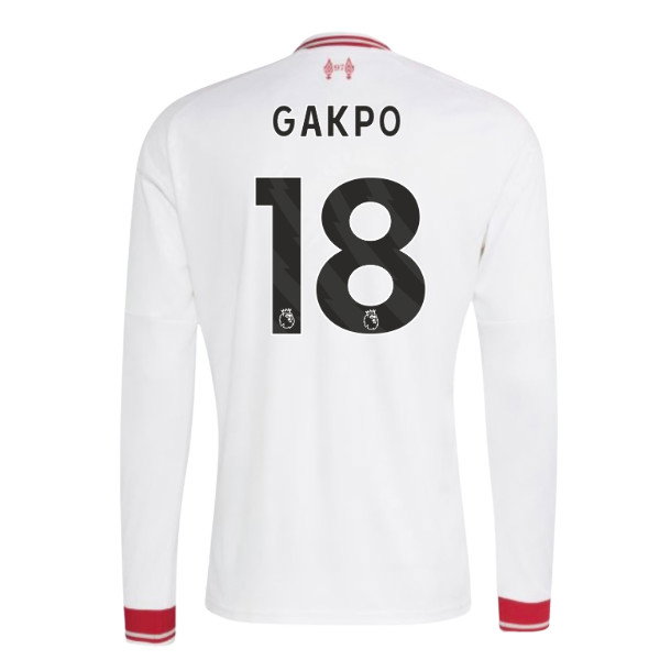 2026-2027 Liverpool Long Sleeve Away Shirt (Gakpo 18)