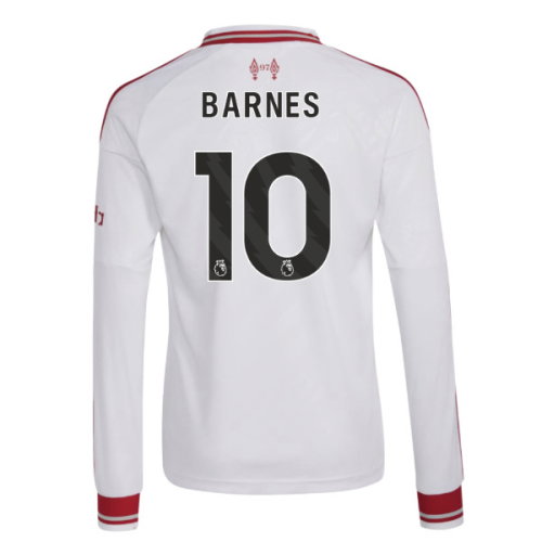 2026-2027 Liverpool Long Sleeve Away Shirt (Kids) (Barnes 10)