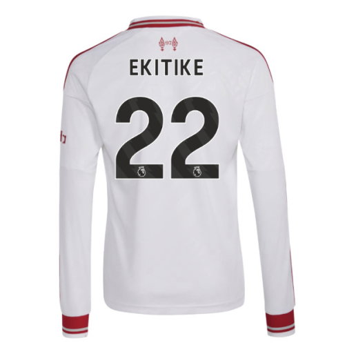 2026-2027 Liverpool Long Sleeve Away Shirt (Kids) (Ekitike 22)