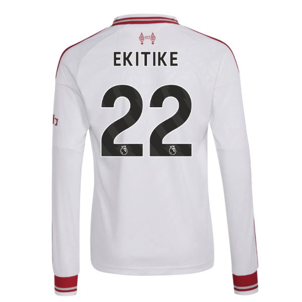 2026-2027 Liverpool Long Sleeve Away Shirt (Kids) (Ekitike 22)