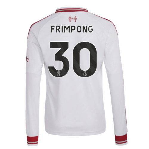 2026-2027 Liverpool Long Sleeve Away Shirt (Kids) (Frimpong 30)