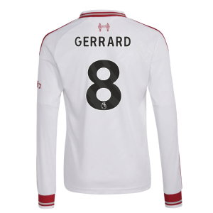 2026-2027 Liverpool Long Sleeve Away Shirt (Kids) (Gerrard 8)