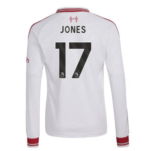 2026-2027 Liverpool Long Sleeve Away Shirt (Kids) (Jones 17)