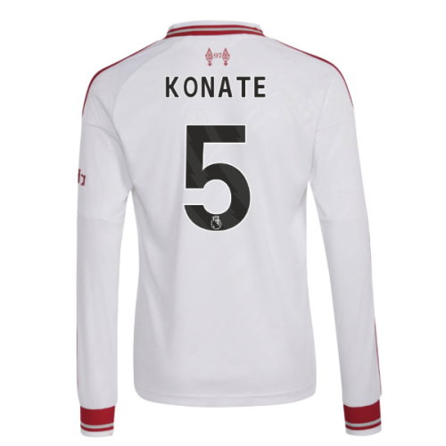 2026-2027 Liverpool Long Sleeve Away Shirt (Kids) (Konate 5)