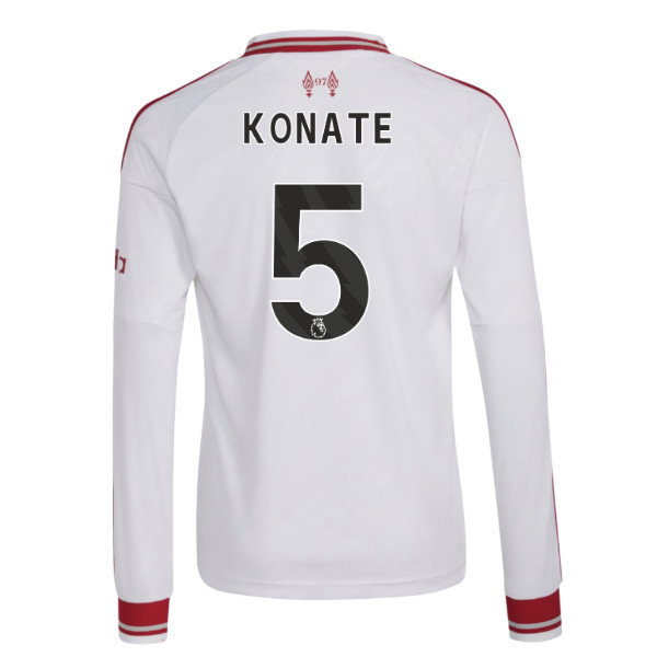 2026-2027 Liverpool Long Sleeve Away Shirt (Kids) (Konate 5)