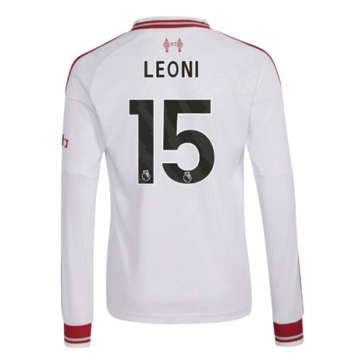 2026-2027 Liverpool Long Sleeve Away Shirt (Kids) (Leoni 15)